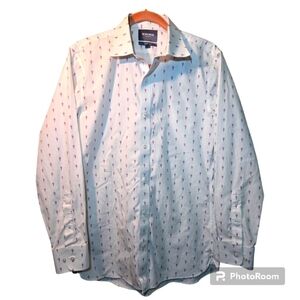 Bonobos Wrinkle Free Tailored Slim Fit Cactus Button Down Size 15.5/34